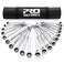Prostormer 20-Piece Ratcheting Combination Wrench Set