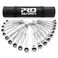 Prostormer 20-Piece Ratcheting Combination Wrench Set