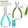 Mudder 2 Pcs Jewelry Making Tool 6 in 1 Bail Making Plier, Blue and Green