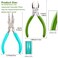 Mudder 2 Pcs Jewelry Making Tool 6 in 1 Bail Making Plier, Blue and Green