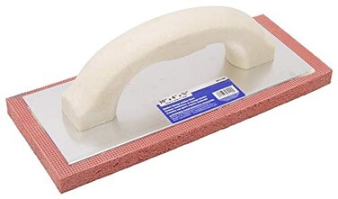 Edward Tools Rubber Sponge Float - 10 &euro; x 4&acirc;&euro; x 5/8&acirc;&euro; - Flat for Masonry, Concrete, Drywall, Stucco or Grout - Fine Texture Rubber Sponge Pad