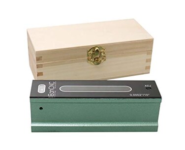 Accusize Industrial Tools 6 inch Professional Master Precision Level in Fitted Box, Accuracy 0.0002''/10'', S908-C606