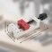 2inch Mini Drill Press Bench Vice Clamp Aluminum Flat Clamp Opening Parallel Table Bench Vise Press Machine Vise DIY Carving Bed Fixing Tool