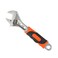 Edward Tools Pro 8" Adjustable Wrench - Carbon Steel Adjusting Design - Crescent Pro Grip for Greater Leverage - Adjustable Width - Spanner Handle