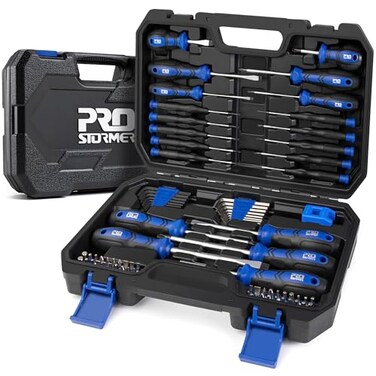 Prostormer 79-Piece Magnetic Screwdriver Set with Tool Box