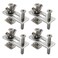 Genmitsu 4PCS T-track Mini Hold Down Clamp Kit, Compatible with 3018-PRO/3018-MX3/3018-PROVer CNC Router Machine