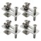 Genmitsu 4PCS T-track Mini Hold Down Clamp Kit, Compatible with 3018-PRO/3018-MX3/3018-PROVer CNC Router Machine