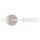 Fiskars Flat Vinyl Alignment Tool, White/Orange