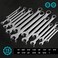 DURATECH Combination Wrench Set, SAE, 15-Piece, 1/4" to 1