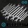 DURATECH Combination Wrench Set, SAE, 15-Piece, 1/4" to 1