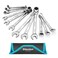 DURATECH Flex-Head Ratcheting Wrench Set, Metric, 12-piece, 8-19mm