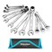 DURATECH Flex-Head Ratcheting Wrench Set, Metric, 12-piece, 8-19mm