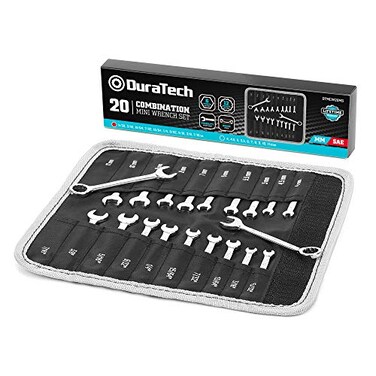 DURATECH Mini Wrench Set, Small Ignition Wrench Set, Mirror Polished