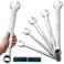 DURATECH Long Pattern Combination Wrench Set, Metric, 5-Piece, 23-30mm