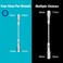 DURATECH 4-in-1 Flex-Head Ratcheting Wrench Set, 2-Piece, Metric, 8mm-19mm
