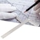 L Square Ruler 90 Degree Ruler L-Shaped Straightedge Ruler 30cm / 12in 90 Degree Straight Ruler Measuring Gauge, Precision Framing Square Ruler for Machinist/Engineer(Standard)