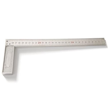 L Square Ruler 90 Degree Ruler L-Shaped Straightedge Ruler 30cm / 12in 90 Degree Straight Ruler Measuring Gauge, Precision Framing Square Ruler for Machinist/Engineer(Standard)