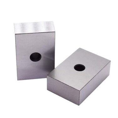 findmall 1 x 2 x 3 Inch Blocks Set Up Matched Pair, with 1/2" Single Hole