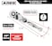 ARES 42044 3/8-In Drive Flex Head Stubby Ratchet - 72-Tooth Quick Release