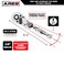 ARES 42044 3/8-In Drive Flex Head Stubby Ratchet - 72-Tooth Quick Release