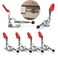 MIKMAYTOO Push Pull Action Toggle Clamps 6 PACK 301AM Latch Anti-slip Hand Tool 110Lbs Holding Capacity Quick Release Clamp &euro;&brvbar; (301AM)