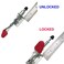 MIKMAYTOO Push Pull Action Toggle Clamps 6 PACK 301AM Latch Anti-slip Hand Tool 110Lbs Holding Capacity Quick Release Clamp &euro;&brvbar; (301AM)