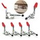 MIKMAYTOO Push Pull Action Toggle Clamps 6 PACK 301AM Latch Anti-slip Hand Tool 110Lbs Holding Capacity Quick Release Clamp &euro;&brvbar; (301AM)