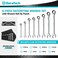 DURATECH 8-Piece Ratcheting Wrench Set, SAE, 5/16" to 3/4