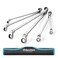 DURATECH Extra Long Flex-Head Ratcheting Wrench Set, Metric, CR-V Steel