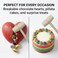 MIHEY 24 Pack Mini Wooden Hammers for Breakable Chocolate Hearts