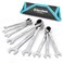 DURATECH Reversible Ratcheting Combination Wrench Set, Metric, 9-Piece