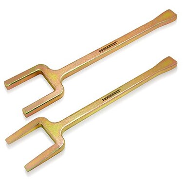 Powerbuilt 2 Pc. CV Axle Wedge and Popper Set, Fork and Shim Tool, Designed to fit the most common CV axles, transaxles and transmissions - 647749