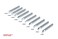 Dspiae HC-10 Element Tools Tungsten Steel Hook Broach 1.0mm