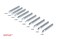 Dspiae HC-10 Element Tools Tungsten Steel Hook Broach 1.0mm