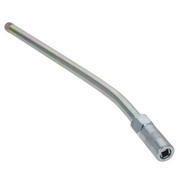 1/8" NPT Grease Fitting Extension Tube Zinc Plated 9 Inch
