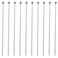 Utoolmart 2mm Dia Round Tip Steel Straight Ejector Pin Punch 150mm Long Silver Gray 10pcs