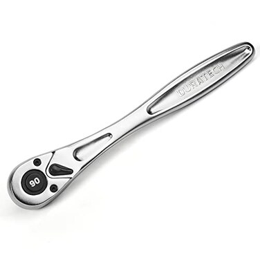 DURATECH 3/8-Inch Drive Ratchet Handle, Ratchet Socket Wrench
