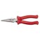 Genius Tools Chain Nose Pliers with Cutter, 6"L - 550604D