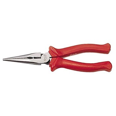 Genius Tools Chain Nose Pliers with Cutter, 6"L - 550604D