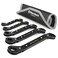 DURATECH 5-Piece Double Box Reversible Ratcheting Wrench Set, SAE