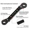 DURATECH 5-Piece Double Box Reversible Ratcheting Wrench Set, SAE
