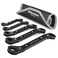 DURATECH 5-Piece Double Box Reversible Ratcheting Wrench Set, SAE