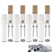 Candelabra E12 Light Socket,Length Adjustable Ceramic Bulb Socket for Chandelier Lighting,Candelabra Lamp Holder with White Candle Cover Sleeves (4-Pack)