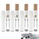 Candelabra E12 Light Socket,Length Adjustable Ceramic Bulb Socket for Chandelier Lighting,Candelabra Lamp Holder with White Candle Cover Sleeves (4-Pack)