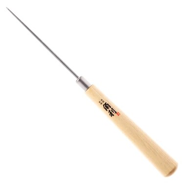 KAKURI Awl Tool for Sewing, Scratch Wood, Leather, Punch, Book Binding, Sharp Japanese Stainless Steel Scratch Awl 7" Long Multitool, Maple Wood Handle, Made in Japan