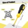 Zhengmy 4 in 1 Grout Removal Tool Wall Tile Remover Carbide Head