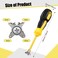 Zhengmy 4 in 1 Grout Removal Tool Wall Tile Remover Carbide Head