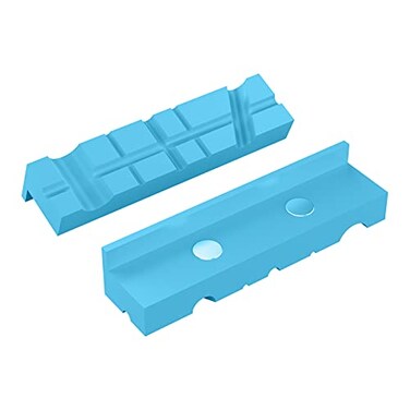 Housolution 4 Inch Magnetic Vise Jaw Pads Covers, 1 Pair Vice Soft Jaws