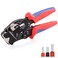 HKS Ferrule Crimping Tool AWG 30-5 - Fixable Range, Square Self-Adjusting Ratchet Crimper for End-Sleeves, Wire Ends Terimnals (Crimper 16-4H)