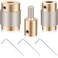 Funrous 3 Pcs Glass Grinder Bits for Stained Glass,1'' 3/4 '' 1/4 ''
